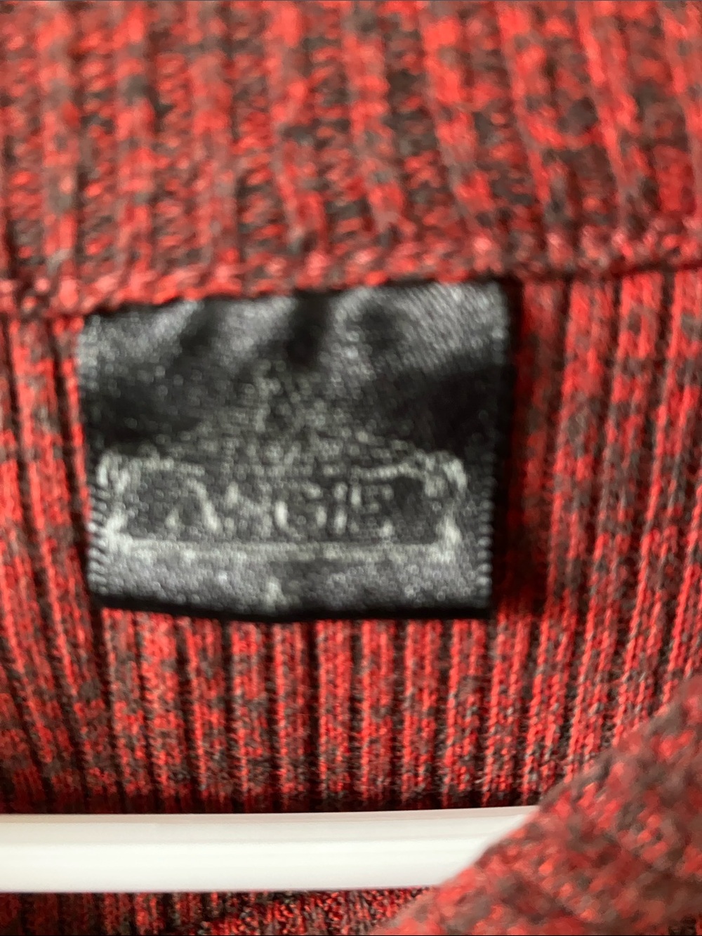 Angie Ribbed High-Neck Tank Top - Rust Red - Picture 2 of 3